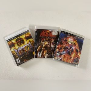 3 PS3 Fighting Games Bundle
